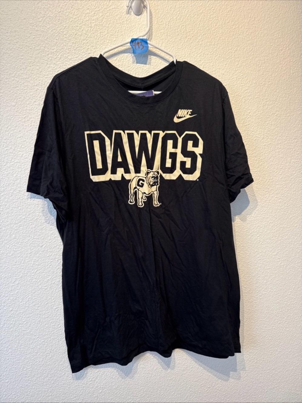 Nike Men’s Black Georgia DAWGS Graphic Short Sleeve Tee